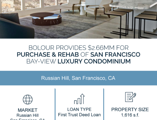Bolour Provides $2.66MM for Purchase and Rehab of Luxury Condominium